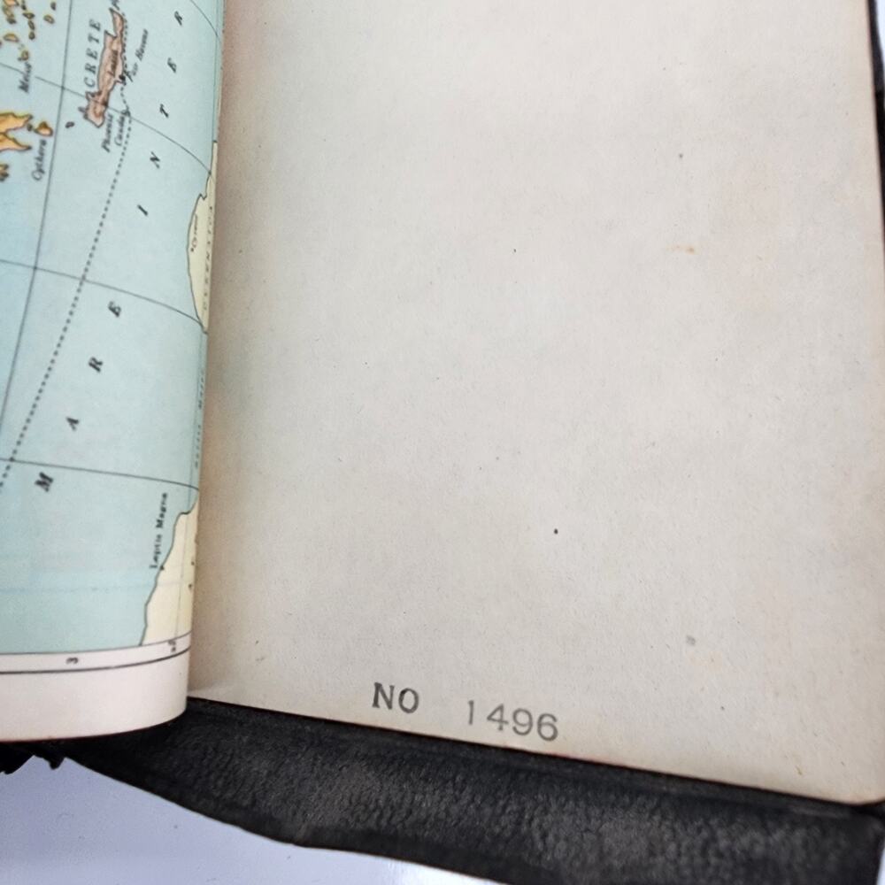 Antique Holy Bible Nelson Self Pronouncing Black Leather 1900s AS IS Need Repair - Picture 14 of 16